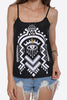 '70's Tribal Printed Tank Top